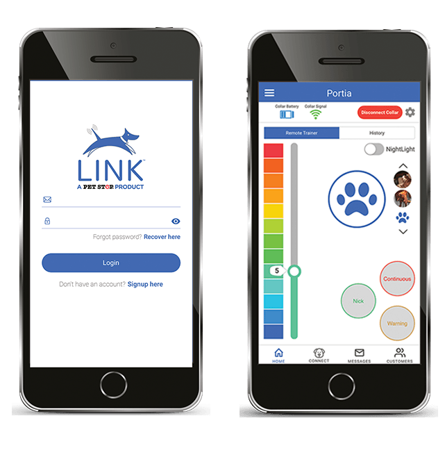 Pet Stop's Link Mobile App